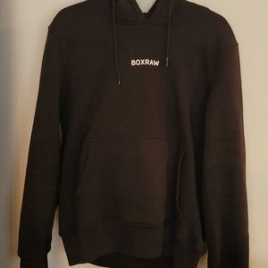 Black Mens Medium Box Raw Sweater